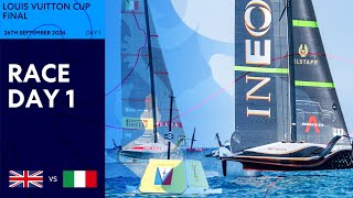 Louis Vuitton Cup Final  Day 1  LIVE [upl. by Assilat327]