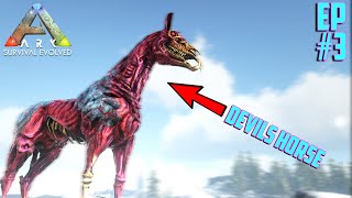 TAMING the DEVILS Horse  ARK Modded SURVIVAL Pugnacia  Ep3 [upl. by Itraa]