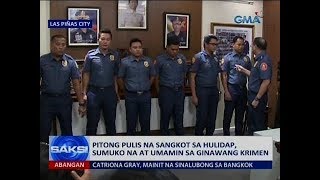 Saksi Pitong pulis na sangkot sa hulidap sumuko na at umamin sa ginawang krimen [upl. by Laryssa]