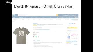 7  Merch By Amazon Amazonda Baski TShirt Satisi [upl. by Schuman]