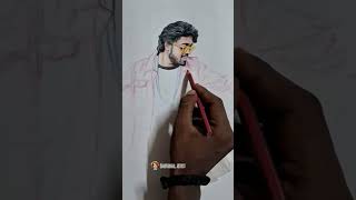 Adarsh Anand colorful portrait pencildrawing art artist artwork AdarshAnand111 [upl. by Janeta]