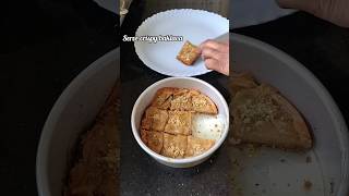 Crispy baklava recipe wheatflorrecipebaklavacookingquickrecipe sweetrecipe  tasty baklava [upl. by Hteazile]