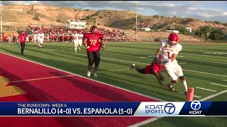 HS Football Bernalillo vs Espanola Valley [upl. by Notnilc739]