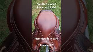 Saddle for sale 2020 CWD Mademoiselle 2gs Full calf leather with standardforward Flaps 3750 [upl. by Licastro]