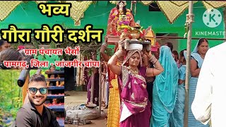 गौरा गौरी दर्शन भैंसों पामगढMahesh nirmalkar [upl. by Uranie]