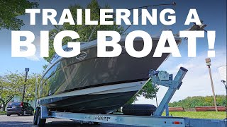 Trailering a Big Boat [upl. by Assenaj]