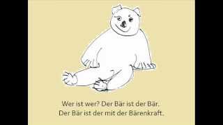 Kunterbunte Kinderlieder  Das Bärenlied mit Text [upl. by Cyrano]