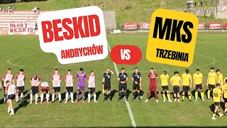 IV liga małopolska Beskid 02 MKS Trzebinia skrót [upl. by Romaine]