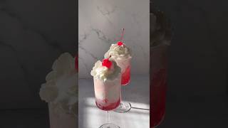 Cherry Italian cream soda [upl. by Nnylrahc]