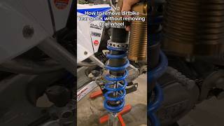 TM Enduro 125 2015 rear shock removal  the EASY way [upl. by Nura]