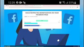 HOW TO FIX FACEBOOK RESTRICTED MONETIZATION ON YOUR PAGE facebookpagemonetization fypシ゚viral [upl. by Odlo]