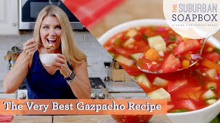 Chunky Gazpacho Recipe [upl. by Becka]