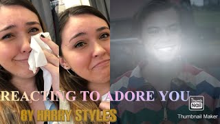 ADORE YOU by HARRY STYLES  Reaction Video [upl. by Guyon]