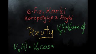 Rzuty  Kinematyka  LO1 [upl. by Ragde]