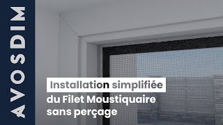 Filet Moustiquaire pour fenêtre sans perçage [upl. by Streetman]