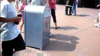 Disneyland mobile trash can [upl. by Namya]