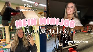 UM 6 UHR MORGENS ARBEITEN  Minijob Wochenvlog  Hannah Theresa [upl. by Raines761]