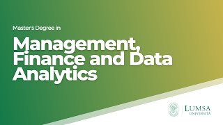 Management Finance and Data Analytics LM77  Università LUMSA english version [upl. by Lancaster790]