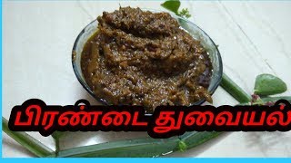 pirandai thuvayal in tamil pirandai health benefits how to clean pirandai pirandai chattini [upl. by Rothschild243]