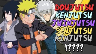 CONHEÇA TODOS OS TIPOS DE JUTSU EM NARUTO [upl. by Huber908]