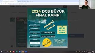 2024 DGS BÜYÜK FİNAL KAMPI BAŞLIYOR  BU KAMPA GİRMEDEN DGSYE GİRMEYİN dgs2024 [upl. by Boser781]