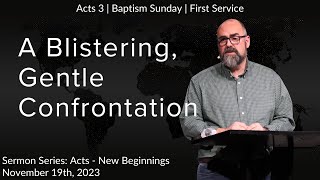 Acts 3  Jason Wallace  Baptism Sunday First Service [upl. by Sharp467]