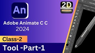 adobe animate cc 2024 Tool Part1 adobe animate tutorial 2024 Cartoon Animation 2d hindi kahaniya [upl. by Launcelot]