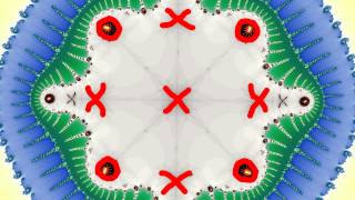 Tictactoe in the Mandelbrot Set [upl. by Derril]