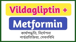 Vildagliptin and Metformin এর কাজ কি  GalvusMet 50500mg খাওয়ার নিয়ম  Viglimet 50850mg tablet [upl. by Wakerly374]