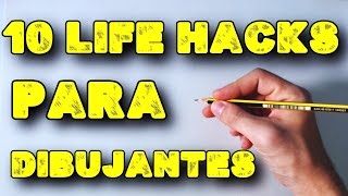 10 Life Hacks para Dibujantes Principiantes  English Subtitles CC 10 Life Hacks For Cartoonists [upl. by Heimlich]