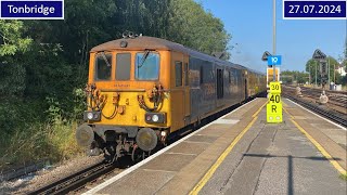 Trains at Tonbridge 27072024 [upl. by Asela]