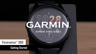 Garmin Support  Forerunner® 265 Series  Getting Started [upl. by Ellevehc]