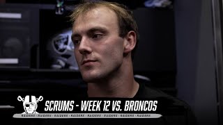 Brock Bowers Ameer Abdullah and Decamerion Richardson Media Availability  Week 12 vs Broncos [upl. by Guise]