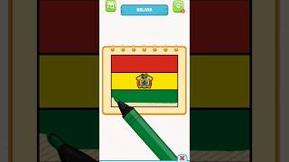 Flag of Bolivia 🇧🇴 colors drawing flag [upl. by Joslyn391]