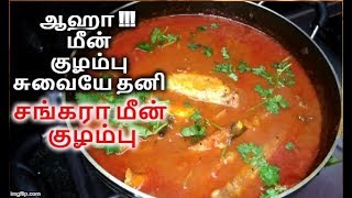 அட்டகாசமான சங்கரா மீன் குழம்பு  Sankara Meen Kulambu in Tamil  Meen Kuzhambu Recipe [upl. by Kalasky]