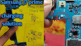 Samsung J7 prime Charging problem solution j7primeCharging [upl. by Tertias353]