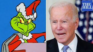 The Grinch That Stole Christmas GOP Senator Rips Biden On Inflation Ahead Of Holidays [upl. by Matthaus]