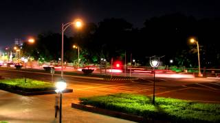 Metro Manila Night Time lapse [upl. by Vernor371]