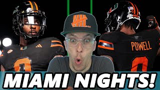 Miami Hurricanes New BLACKOUT Uniforms Are CRAZY Detailed Look amp Reaction [upl. by Ahen322]