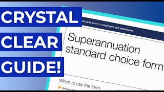 How To Fill Out A Superannuation Standard Choice Form In Australia [upl. by Aisat196]