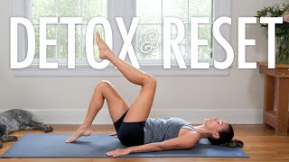 Detox and Reset  40Minute Yoga Practice [upl. by Lebanna]