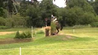 Glanusk Junior Championships CCI Rotational Horse Fall Horse and Rider walked away unhurt [upl. by Letnuhs]