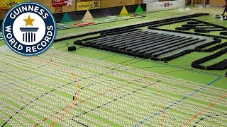 Epic domino show  Guinness World Records [upl. by Faydra]