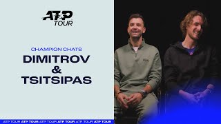 Winners Of The Best Interview Ever Dimitrov and Tsitsipas Are Getting Deep 💫 [upl. by Amalberga]