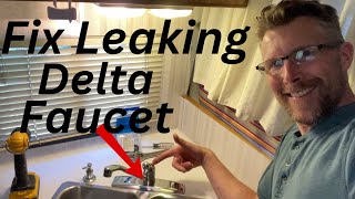 How to Fix a Leaking Delta Kitchen Faucet [upl. by Mercola]