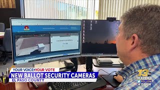 El Paso County Clerk and Recorder debuts 39 new ballot security cameras [upl. by Strep]