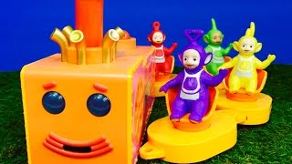 TUBBY CUSTARD Teletubbies Musical Toy and Read Along Mini Book [upl. by Noside]