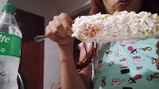 ASMR COMIENDO ELOTECHOCLO AMARILLO🌽💛🤤😋 [upl. by Kimmel759]