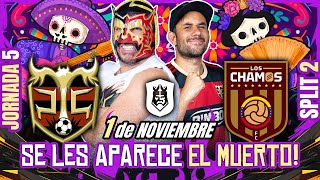 Jornada doble el viernes 1 de noviembre PELUCHE CALIGARI VS Chamos Les hicimos su calaverita [upl. by Sackville]