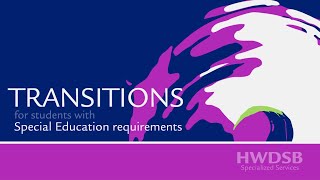 Transition Planning for Students with Special Education Requirements [upl. by Ad368]